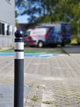 Afzetpaal CityPole flexibel Ø80x700/900mm - reflecterend - bodemmontage