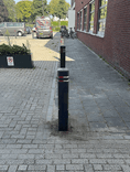 Diamantkoppaal uit gerecycleerd kunststof - met reflecterende bandjes