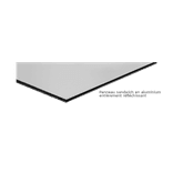 Panneau d'accès avec 3 symboles et bannière