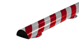 Stoßschutz Profil reflektierend PU-Schaum Ø70 mm Typ C+ – 1 m – verschraubbar