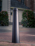 Conische trottoirpaal - zonder logo - Ø164x750mm uitneembaar met grondstuk - in RAL kleur