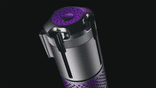 Poteau de guidage Skipper Q avec ruban violet de 3 m