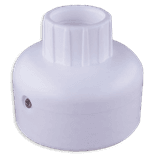 Poteau flexible anti-stationnement orange/blanc Ø80 mm