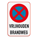 Parkeerverbod - Vrijhouden Brandweg