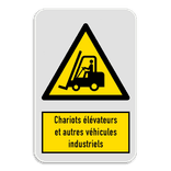 Panneau d'avertissement avec 1 pictogramme