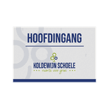 Alupanel bordpaneel - met eigen ontwerp / logo reflecterend