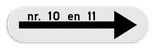 Informatiebord 4:1 reflecterend met je eigen opdruk