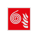 Pictogramme de sécurité F019 - Tuyau d'incendie non raccordé - réfléchissant