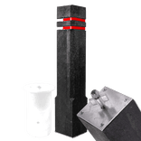 Poteau anti-stationnement amovible recyclé avec tête diamant