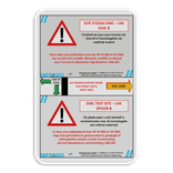 Informatiebord 2:3 reflecterend met je eigen opdruk