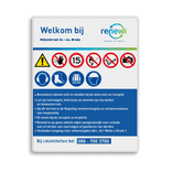 Renewi toegangsbord