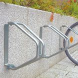 Porte-vélos mural orientable à 180° en acier galvanisé