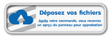Panneau d'information 700x200mm réfléchissant avec votre propre impression