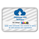 Panneau d'information 3:2 réfléchissant avec votre propre impression