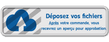 Panneau d'information 11:3 réfléchissant avec votre propre impression