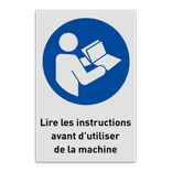 Panneau d'obligation - M002 - Consulter le manuel