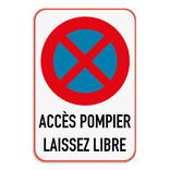 Panneau de sécurité - E3 - Accès pompier