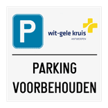 Informatiebord vlak 1:1 reflecterend met je eigen opdruk