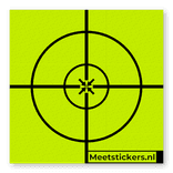 [OUD ONTWERP] Meetsticker klasse 3 T-7513 fluorescerend geel/groen