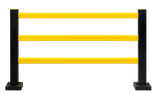 Veiligheidshek TS-1 flexibel compleet - diverse afmetingen - bodemmontage