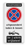 Bord E2 + uitgezonderd Laden/Lossen + inrit/uitrit vrijlaten