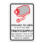 Surveillance par caméra Belge - Loi du 21 mars 2007 - Plat (Alupanel)