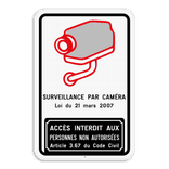 Surveillance par caméra Belge - Loi du 21 mars 2007 - Accès interdit art. 3.67
