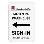 Informatiebord 2:3 reflecterend met je eigen opdruk