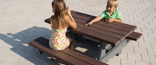 Kleine picknicktafel Junior - type Oslo - Bicolor
