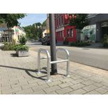 Arceau de protection galvanisé Ø 60/48 mm – Fixation au sol