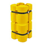Protection pour montant en plastique avec élastique