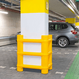 Säulenschutz Kunststoff 200 bis 700 mm Gelb
