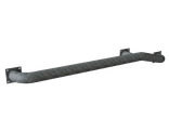 Guide-roues acier galvanisé Ø152x3000 mm blanc/rouge