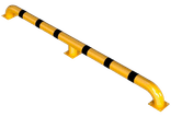Wieldwinger staal recht Ø152x3650mm geel/zwart - vloermontage