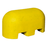 Bloc béton jaune 900x500x450mm – 300kg avec passages de fourches