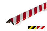 Hoekbescherming reflecterend PU-schuim 60x48mm - lengte 1 meter - schroefbaar