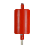 Topteken bakboord cilinder rood - 200x300mm excl. bevestiging