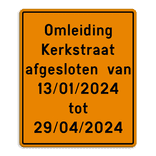 Verkeersbord SB250 F39 - 1100x1300
