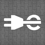 Wegmarkering spuitmal PVC (5mm) - Sjabloon laadstekker elektrische voertuigen