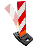 Geleidebaken flexibel overrijdbaar met baakvoet - reflecterend klasse 2
