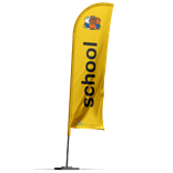 Beachflag Dick Bruna school - 800x2200mm