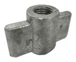 Ecrou à ailettes - M16 - aluminium - pour poteaux amovibles