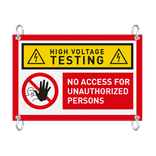 Veiligheidsbord Nordex T5 - 450x300mm - Alupanel 2mm incl. 4x gat + harpsluiting