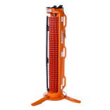 Absperrnetz RapidRoll™ 15 m mit Pfosten und Standfüßen