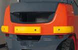 Gabelstapler Rammschutz 450 x 100 x 35 mm – flexibel und magnetisch