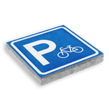 Dalle de signalisation 300 x 300 mm – Parking à vélos