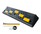 LKW-Radstopper aus Gummi – 1000 × 150 × 300 mm