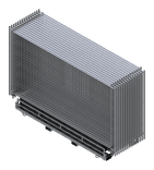 Set 30 stuks bouwhekken staal - 3500x2000 mm met baakvoeten en transportbok