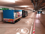 Wegmarkering symbool - Oplaadpunt elektrische voertuigen - wegenverf
