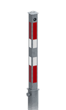 Versenkbarer Parkplatzpoller 70x70mm – Manuell bedient